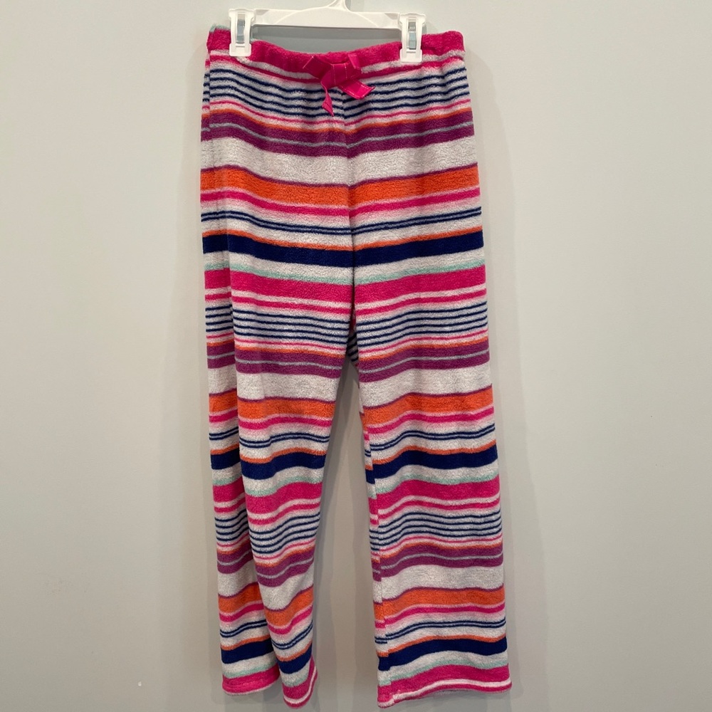 Girl's Xhilaration Fluffy Striped Pajama Pants